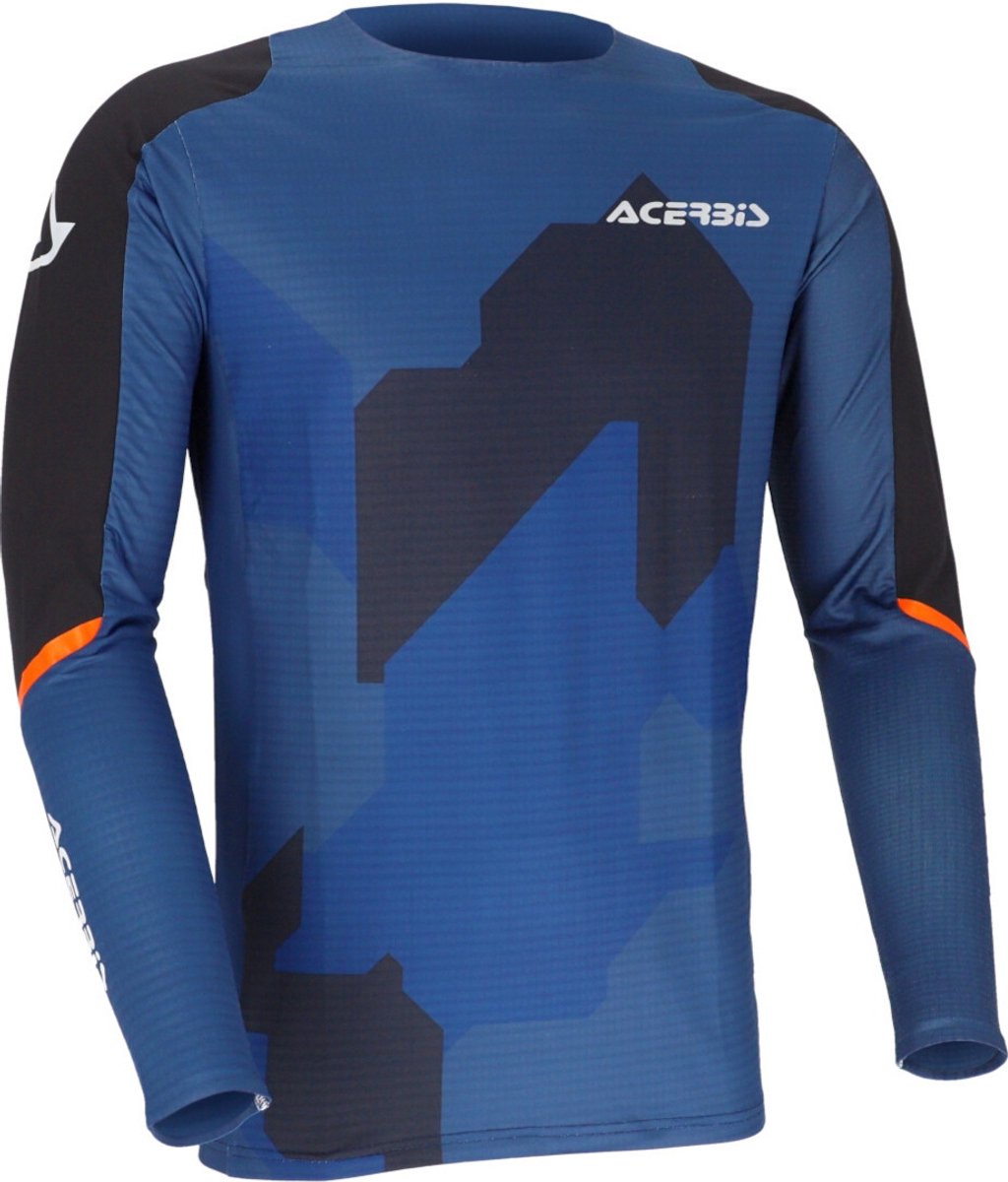 Acerbis X-Duro 3.0 Winter Blauw Oranje Cross Jersey - Shirts