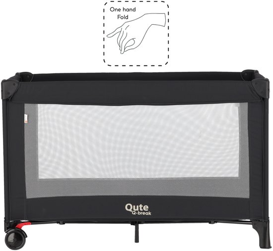 Qute Q-Break Campingbed Easyfold Ebony van Merkloos — afbeelding 5