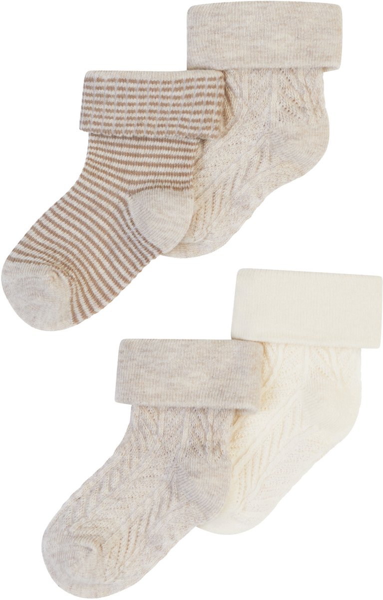 Noppies Sokken Girls Socks 4-pack B Baby Maat 3-6M