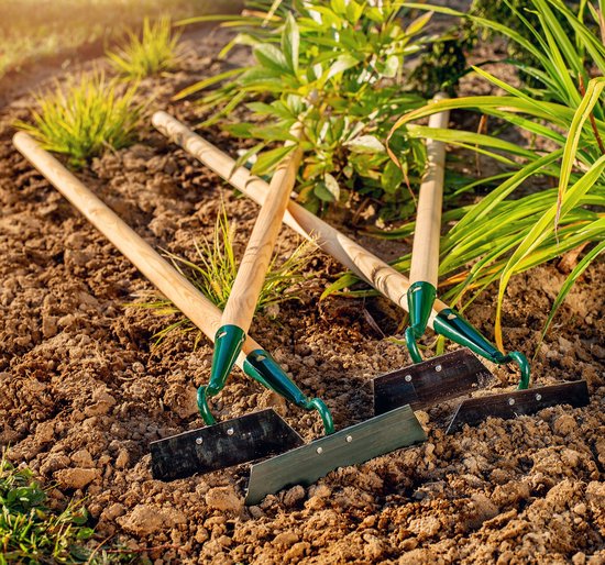 KADAX Hakkel, tuinhak voor het losmaken, luchten en wieden van de grond, voor tuin, metalen blad, tuinaccessoires, onkruidhak voor het verwijderen van onkruid, cultivator (werkbreedte: 14 cm, met van Merkloos	 — afbeelding 4