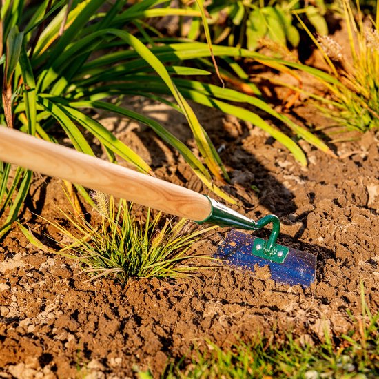KADAX Hakkel, tuinhak voor het losmaken, luchten en wieden van de grond, voor tuin, metalen blad, tuinaccessoires, onkruidhak voor het verwijderen van onkruid, cultivator (werkbreedte: 14 cm, met van Merkloos	 — afbeelding 5