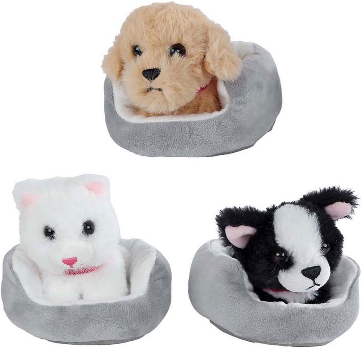 Take Me Home hond of poes in mand 12cm