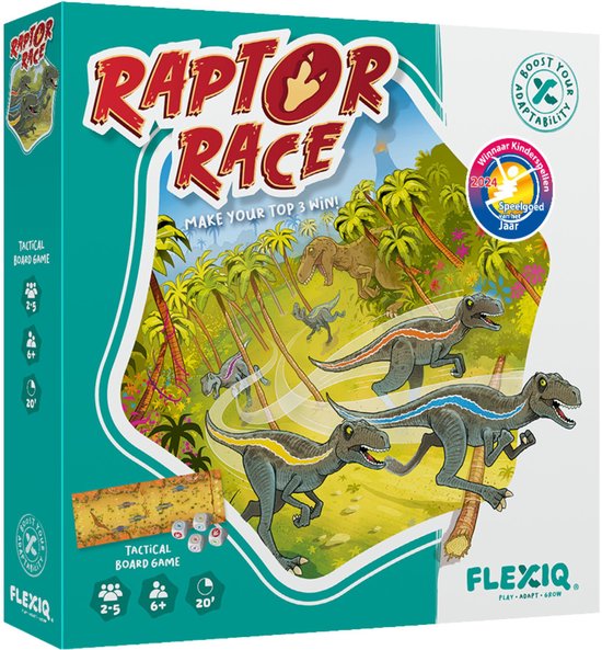 FlexIQ – Raptor Race – Actiespel