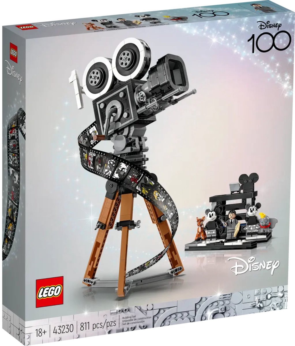 LEGO Disney Walt Disney Eerbetoon - Camera 100ste Verjaardag Set - 43230