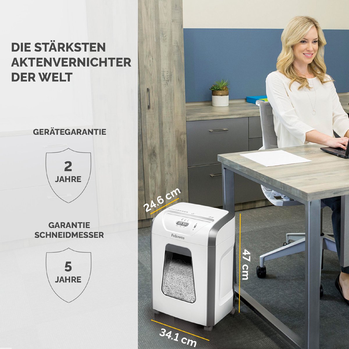 Fellowes Powershred M-8C Persoonlijke hakselaar met 8 Fellowes Powershred M-8C Persoonlijke hakselaar met 8