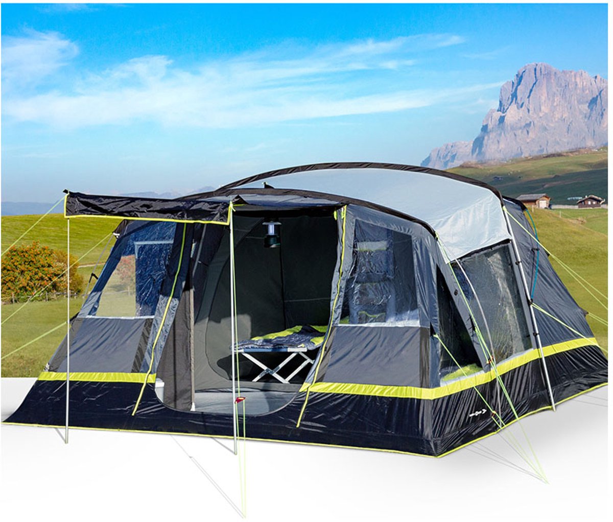 Brunner Kalinda 5 Familietent - Polyester - 360 x (270+235) x 205