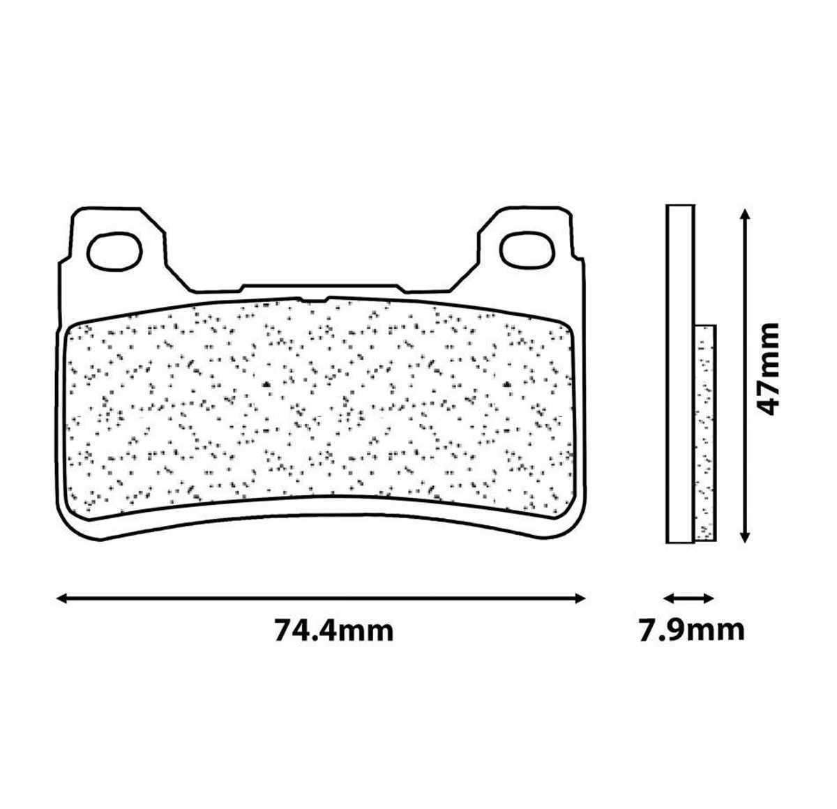 Plaquette de frein CL BRAKES pour Moto Honda 1000 Cbr Rr Fireblade 2004 à 2020 Neuf