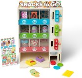 Melissa & Doug – Houten snackautomaat – Inclusief speelgeld en snacks