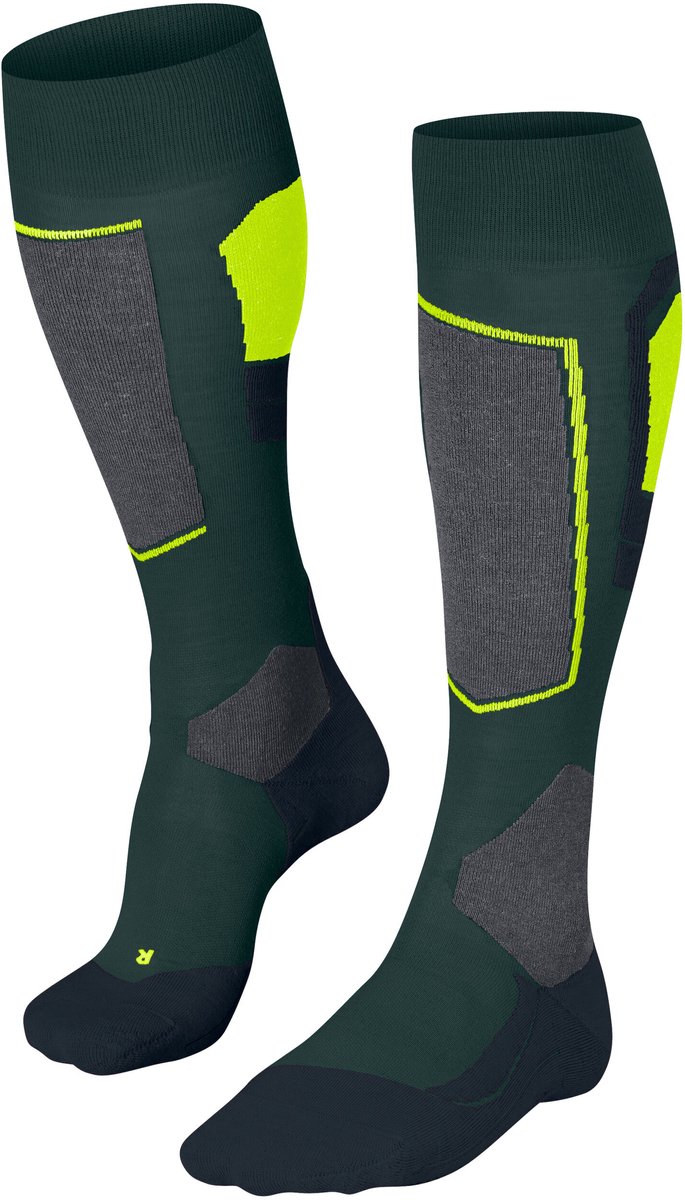 Herren SK4 warm dun wol functioneel materiaal skisokken heren holly Groen