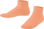 FALKE Family kort eenkleurig katoen sneakersokken enkelsokken kinderen orange - maat 19-22