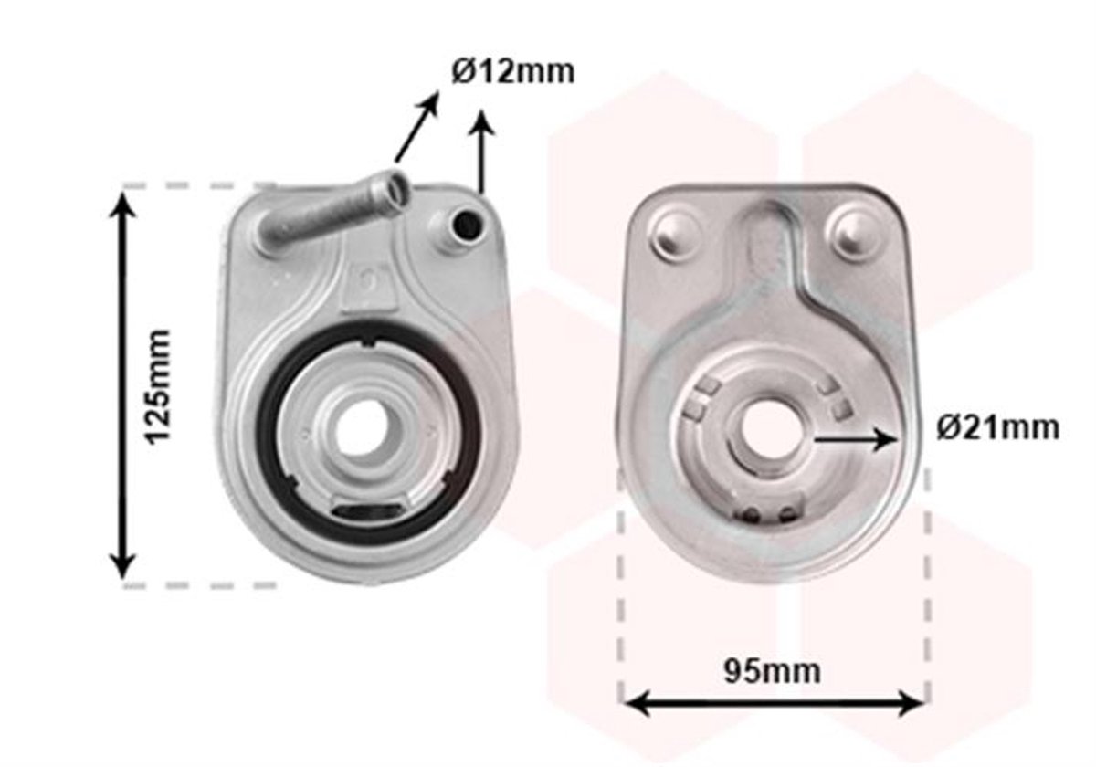 Van Wezel - OLIEKOELER VOOR HYUNDAI TUCSON 2015-2020 264102B740