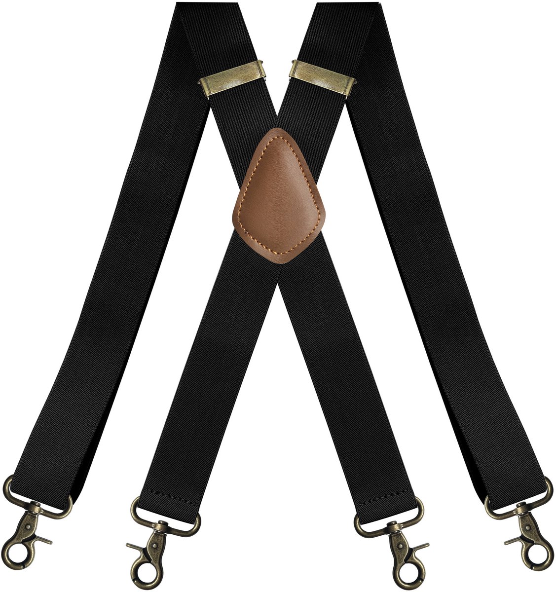 Elastische bretels met gekruiste rug