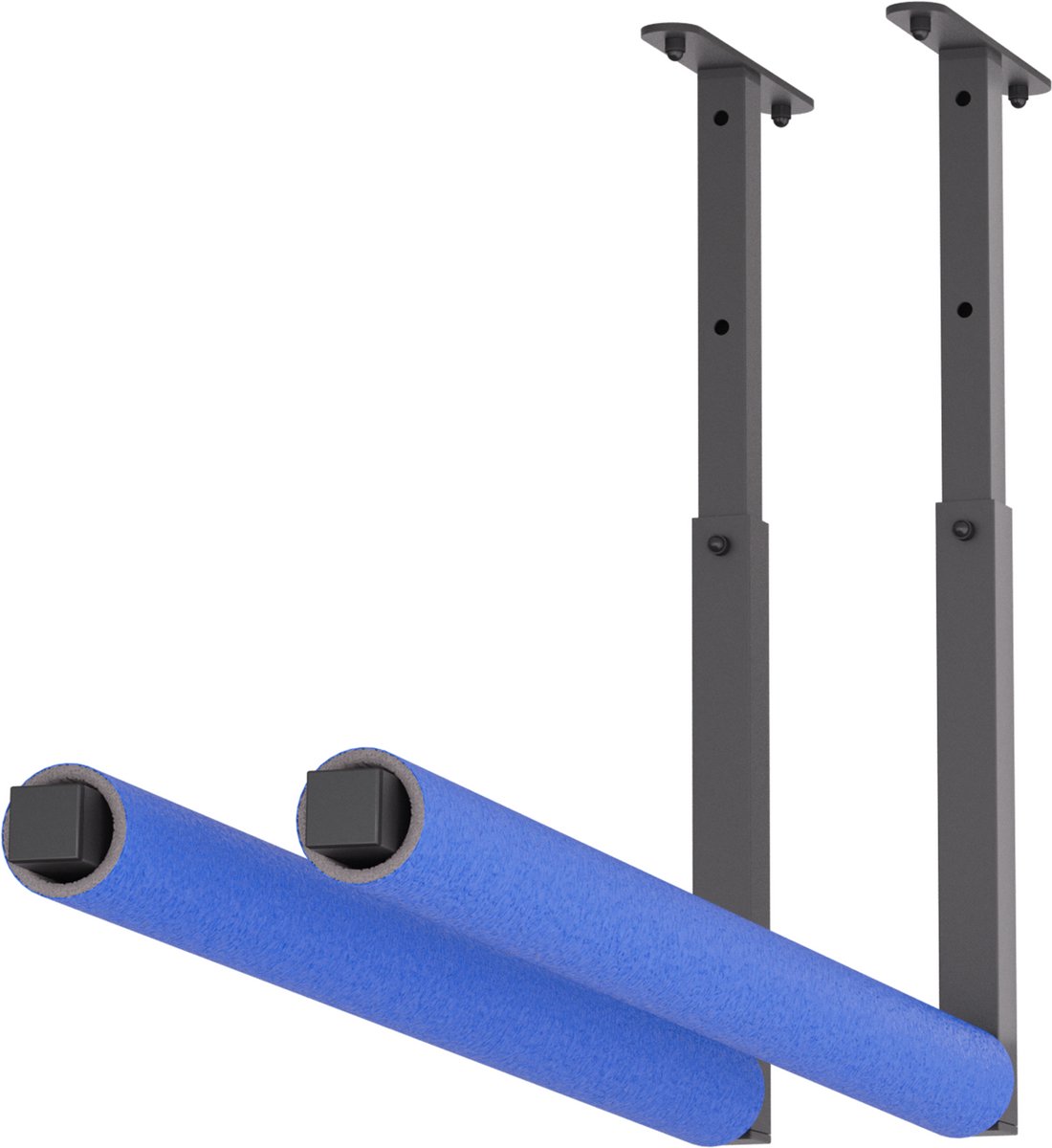QLS WSU1 BLEUW Hanghaak Ophangsysteem Plafondhaak Garage voor Ladder Fiets Gereedschap Opslag - 2 Stuks 10318