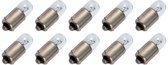 Signaallamp Ba9s 24V 2W - 83 mAh - 10 stuks - T9 Gloeilamp Ø9mm - 23mm - 2500K - Dimbaar