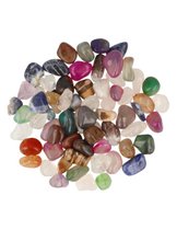 Trommelstenen Agaat Mix Gekleurd (±15-25 mm) - 100 gram