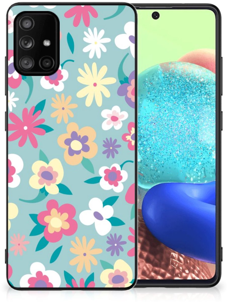 Samsung Galaxy A71 Bloemen Hoesje Flower Power