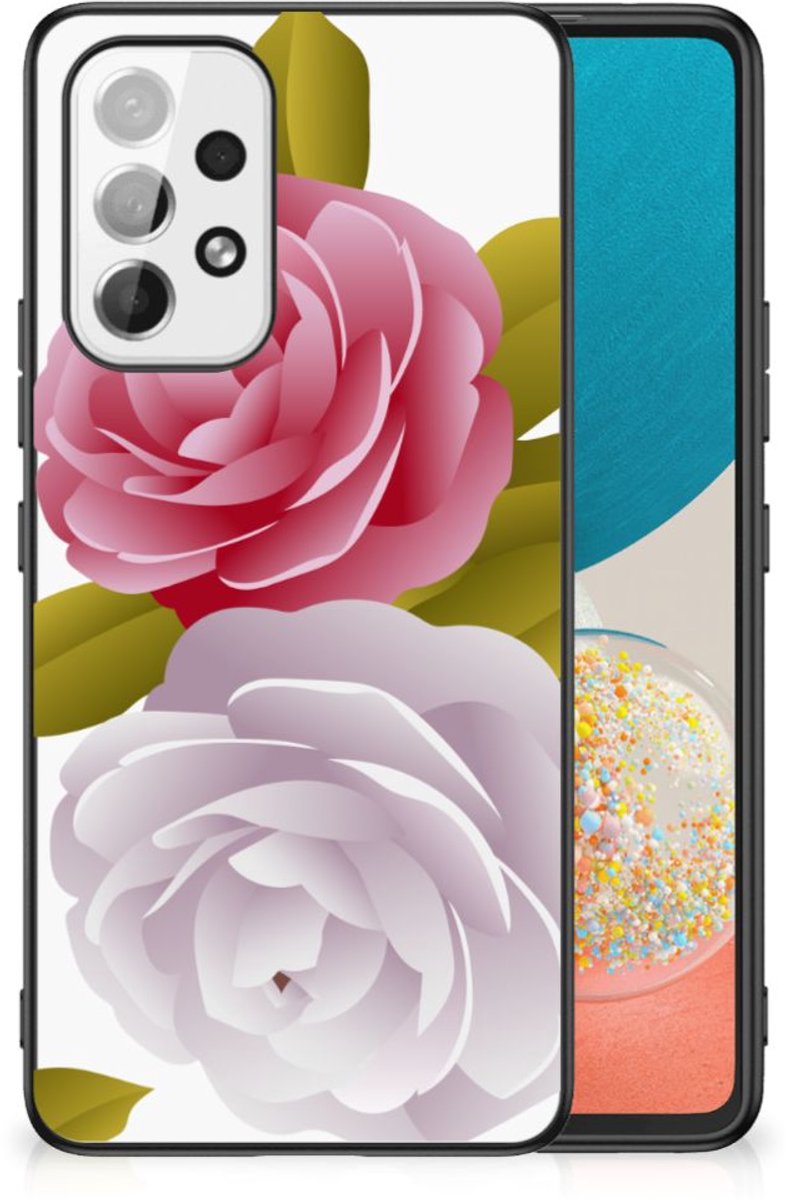Samsung Galaxy A53 Bloemen Hoesje Roses