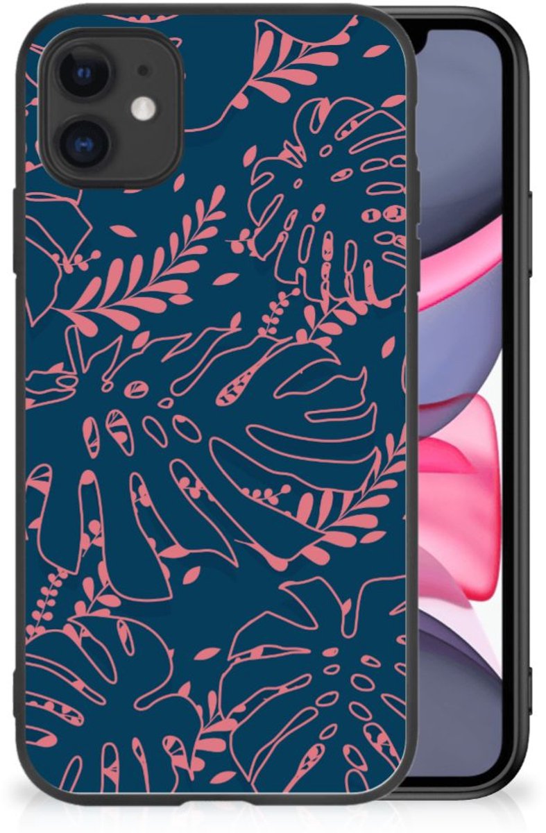 iPhone 11 Bloemen Hoesje Palm Leaves