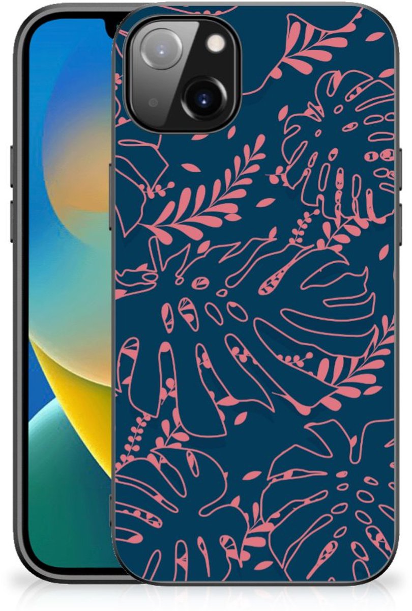iPhone 14 Plus Bloemen Hoesje Palm Leaves