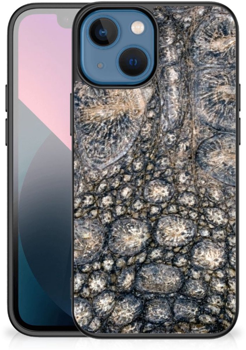 Apple iPhone 13 mini Dierenprint Telefoonhoesje Krokodillenprint