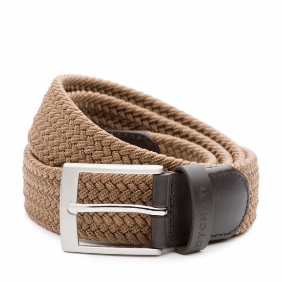 DTCH.FIT Kralen armband Sam Taupe one size & Elastische riem Mylo Taupe ...
