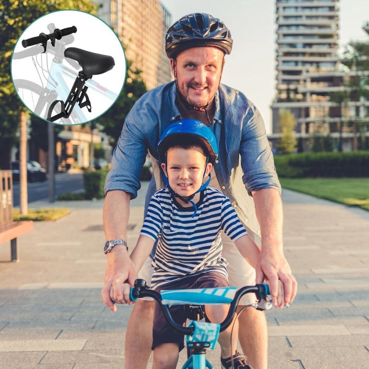 Lena Fiets Stuur Kinderzitje Assorti