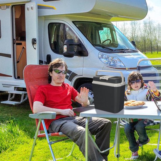 Elektrische Koelbox 24L - met verwarmingsfunctie - 12V en 230V stekker van Merkloos — afbeelding 4