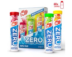 High5 High5 ZERO Mixed Flavours - 3 x 20 bruistabletten - Suikervrije elektrolytentabletten voor 750 ml per tablet - Met magnesium, kalium, calcium en vitamine C