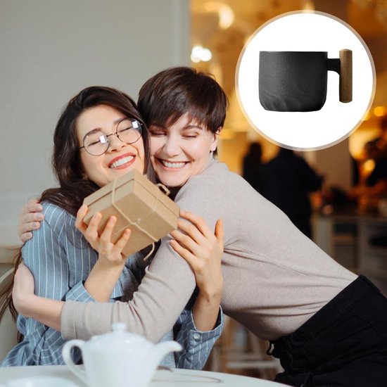ERBO Set van 4 espressokopjes, 70 ml, premium espressokopjes met handvat, mini-theekopje, koffiekop van keramiek, kleine espressokopjes, espresso- en mokkatassen, koffiekopjes voor espresso, thee