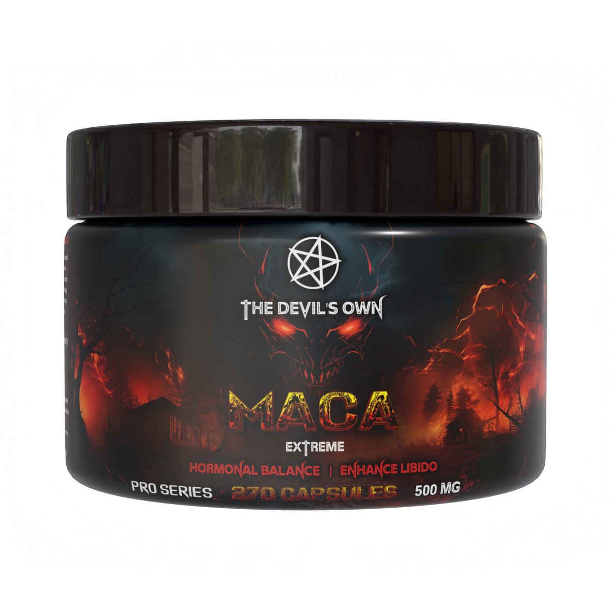 Goedkoopste The Devils Own | MACA 500mg | 270 Capsules 270 servings | met Rode, Zwarte en Gele Maca poeder | Supplement | Nutriworld