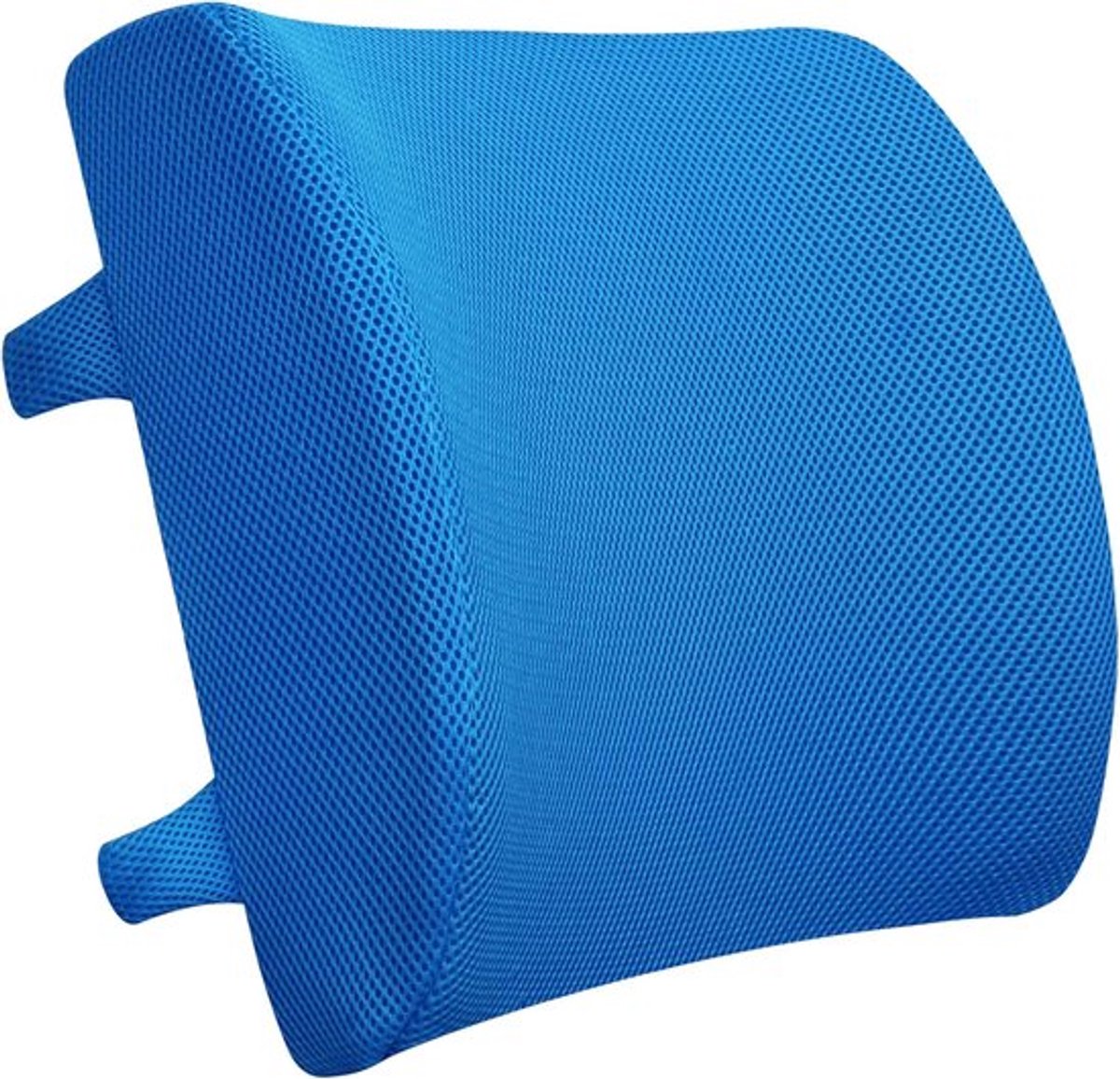 Rgonomisch Rugkussen Onderrug - Memory Foam - Rugsteun - Lendensteun - Vermoeidheid verlichten - Voor Auto, Bureaustoel, Bank en Bed - Autokussen - Thuiswerken - Blauw - Rugklachten & Zitcomfort