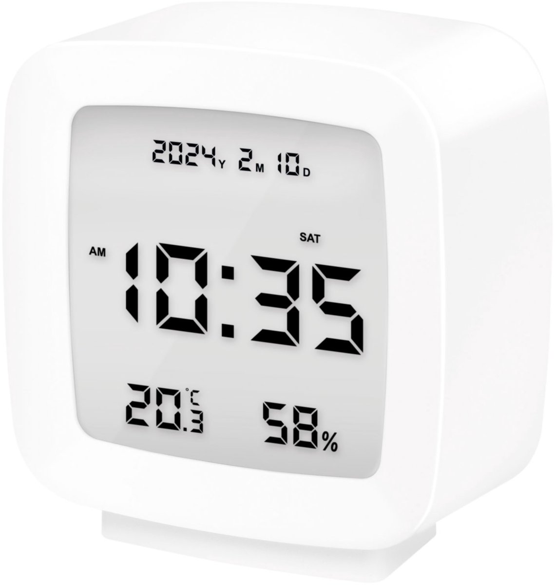 LogiLink Digitale Wekker, wit