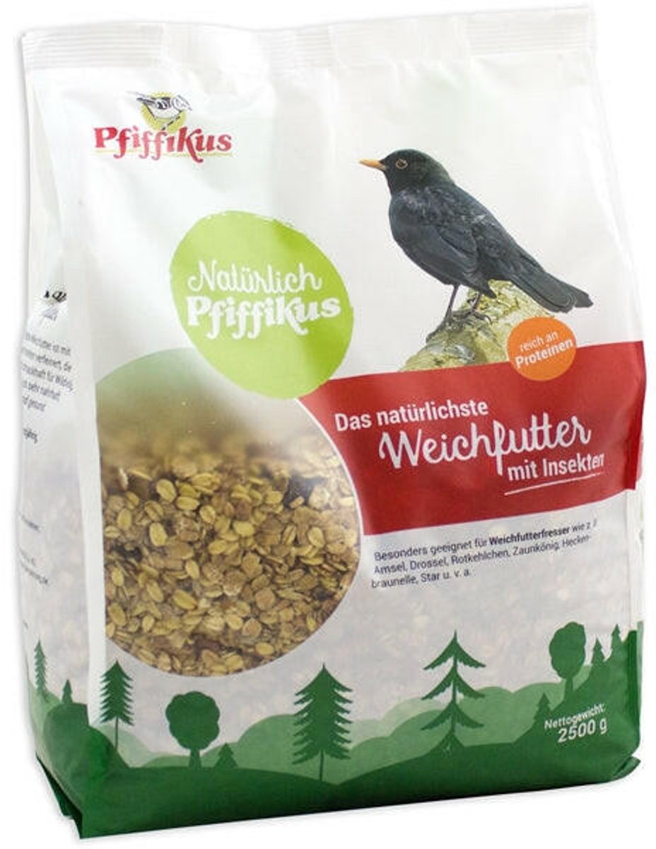 Nat-Pfi zachte voeding insect - 2,5kg