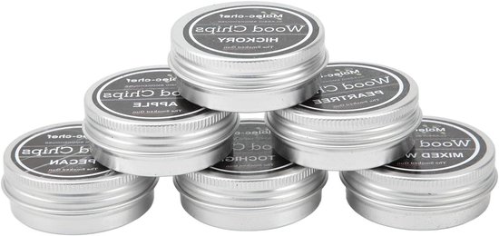 Allecto Plus - Houtsnippers voor Roken: 8 stuks Whiskey Hout Chips voor ...