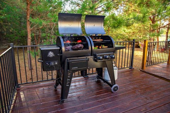 Pit Boss Navigator 1230 - Combi Grill - Pellet en Gas BBQ - Barbecue van Pit Boss — afbeelding 3