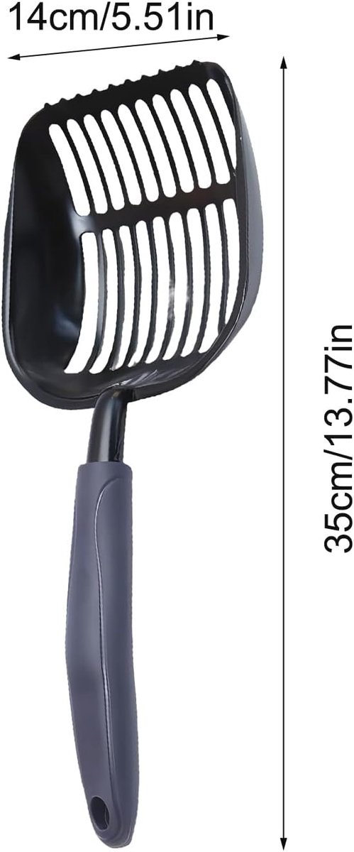 Ash Shovel Fire Pit, Hollow Out Charcoal Scoop, Heat Resistant Metal Shovel Tool, Outdoor Grilling Cleaner for BBQ Grills, Grate, Campfire, Fireplace, Wood Stove, Patio, Backyard van Merkloos — afbeelding 5