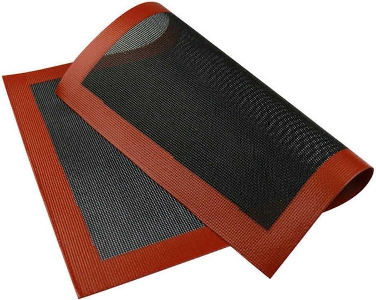 Allecto Plus - Microgeperforeerde Bakmat voor Oven - Hittebestendig en Herbruikbaar - Anti-aanbakmat - Siliconen - 1 stuk