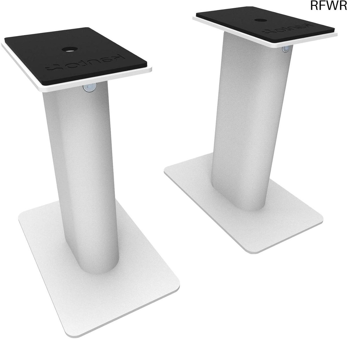 RFWR® Universele desktop luidspreker standaarden - 9 inch - stalen constructie - 2 stuks
