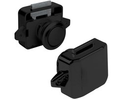 2 st Drukknop Vergrendeling Lock, 15-18mm Klink Knop Keyless Deurslot voor RV Boot Jacht Campervan Kast Deurkast