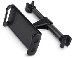 Tablet Houder - Auto Hoofdsteun - Universeel - Draaibaar - Draaibare houder - Geschikt voor iPad , mobiele telefoon - Zwart