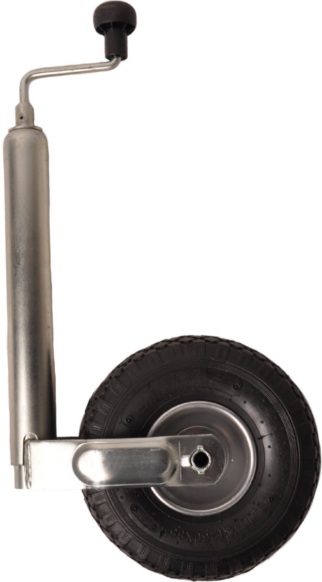 Winterhoff neuswiel met luchtband 48 mm - stalen velg - 150 kg maximaal draagvermogen