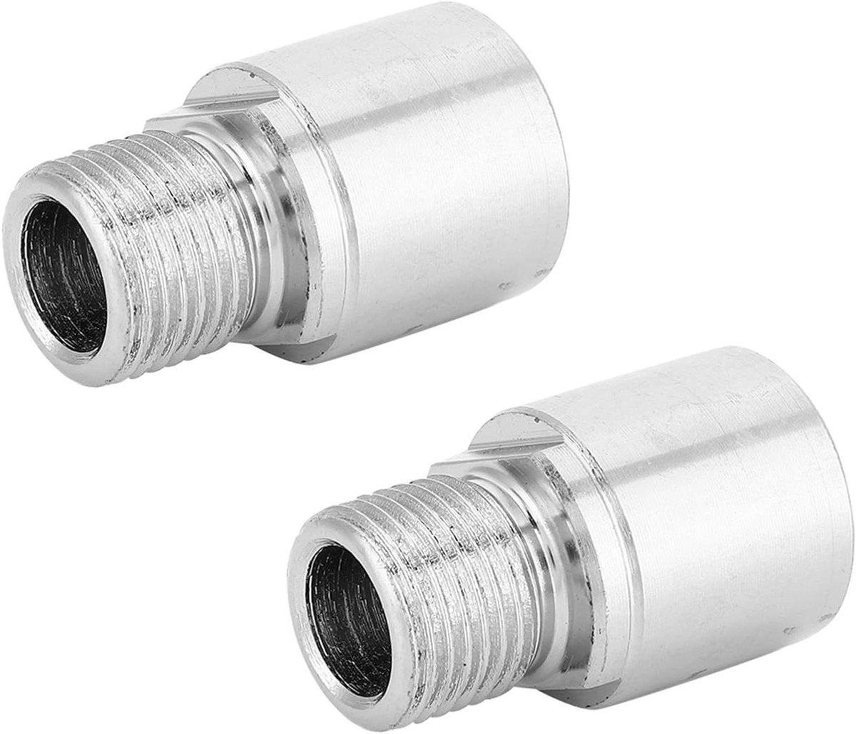 Allecto Plus - Pedal Extenders voor Fietsen 9/16" Draad - Stalen Uitbreidingen voor Zware Belasting - Chroommolybdeen - 1 Paar