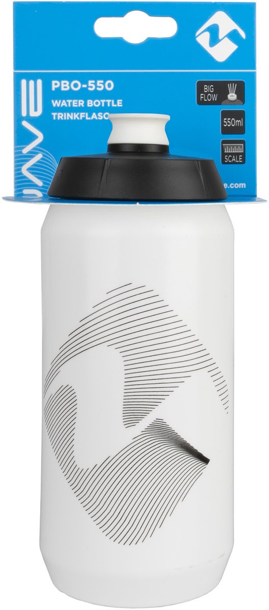M-Wave Bidon - 550ml - wit met indicator — afbeelding 3