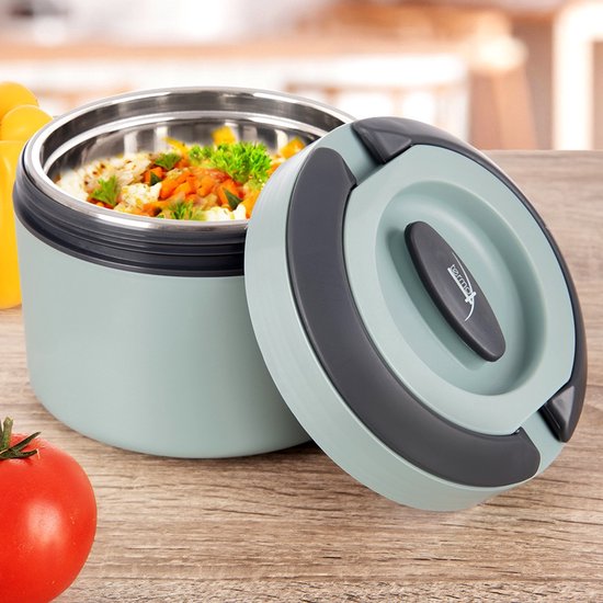 Boîte isotherme en acier inoxydable TERMO 620 ml - Récipient chauffant - Thermos pour déjeuner - Thermos pour soupe - Récipient alimentaire - Pot à déjeuner