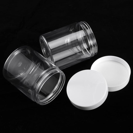 15 stuks 240 ml transparante kunststof dozen met deksel, luchtdichte container voor levensmiddelen, BPA-vrij, voor doe-het-zelvers, handwerk, kralen en specerijen 15 stuks 240 ml transparante kunststof dozen met deksel, luchtdichte container voor levensmiddelen, BPA-vrij, voor doe-het-zelvers, handwerk, kralen en specerijen