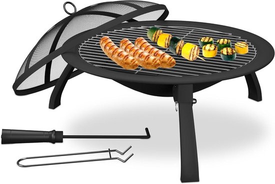 Vuurschaal 80 Cm voor Tuin en Terras