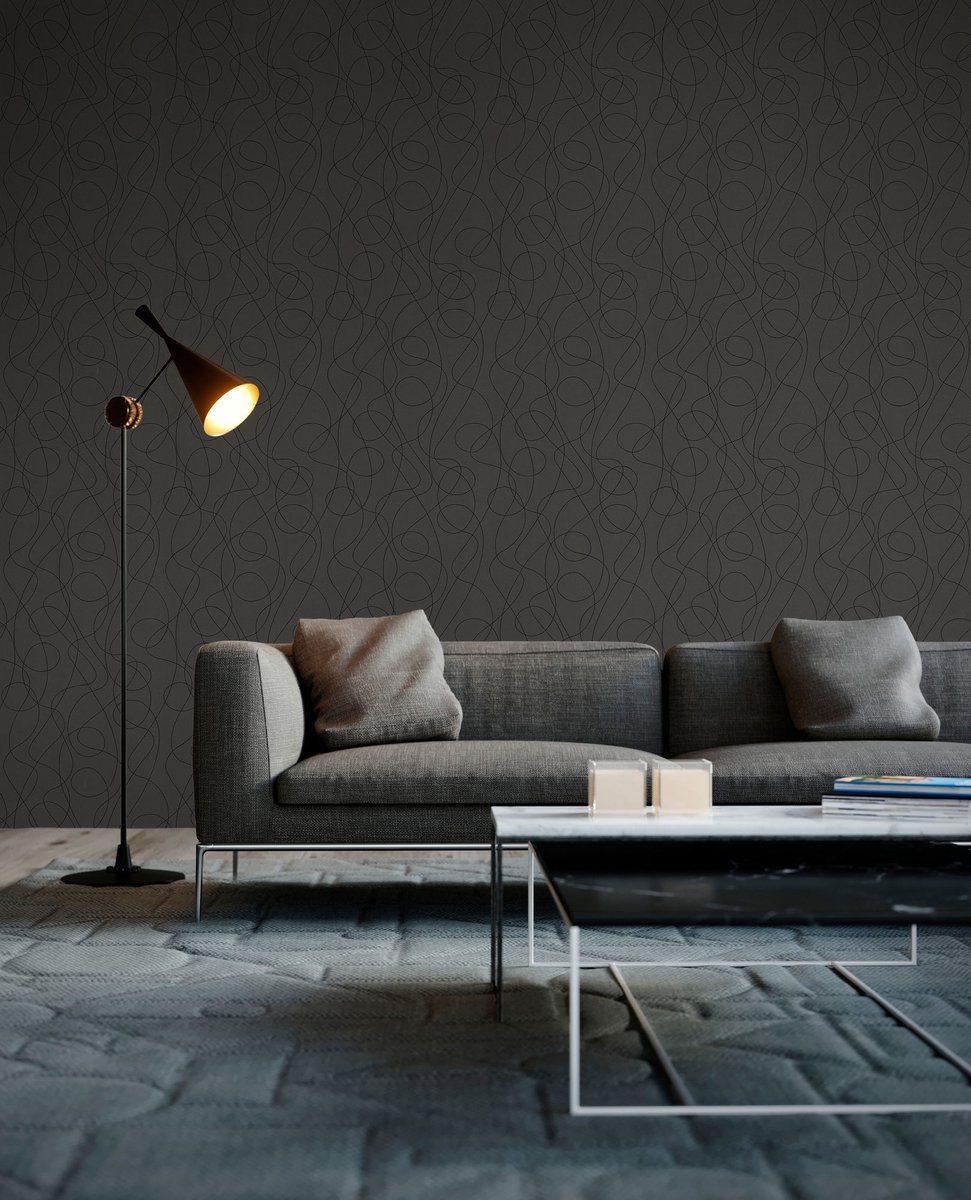 Modern behang trendy behang Behang modern Behang slaapkamer Vliesbehang Grijs Zilver 301611 | Online behang winkel