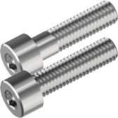RVS inbusbout DIN 912 M10X40mm per 5 stuks