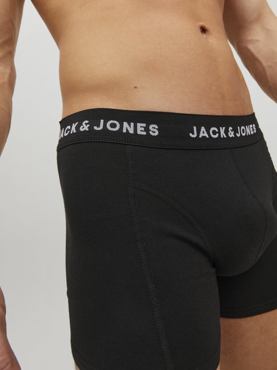 Zwarte boxer met witte JACK & JONES band.