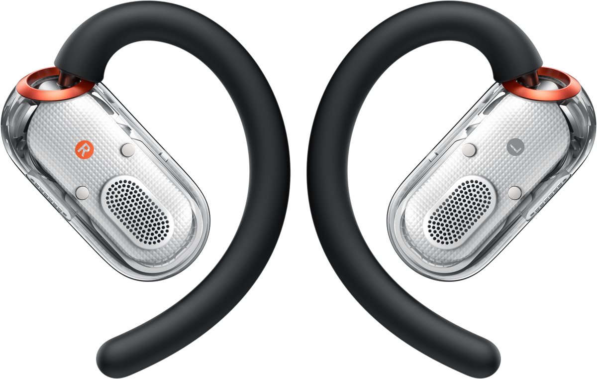 Soundcore V40i by Anker, open-ear hoofdtelefoon, kristalhelder ontwerp, 4 verstelbare standen voor een goede pasvorm in elk oor, 2x diepere bas, IP55, 21 uur afspeeltijd, duidelijke AI-gesprekken, Bluetooth 5.4, app-bediening – foto 2